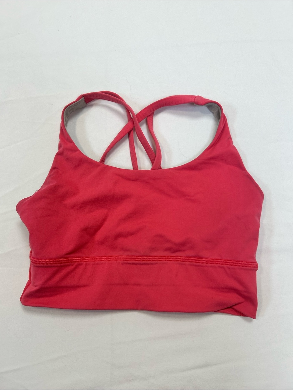 lululemon athletica Red Strappy Sports Bra